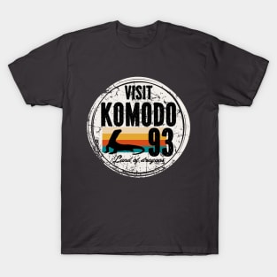 Visit Komodo retro travel T-Shirt